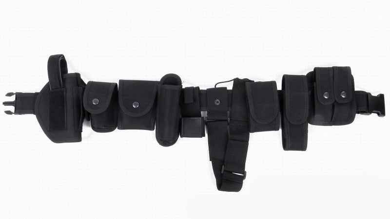 Tactical belt: ten piece set