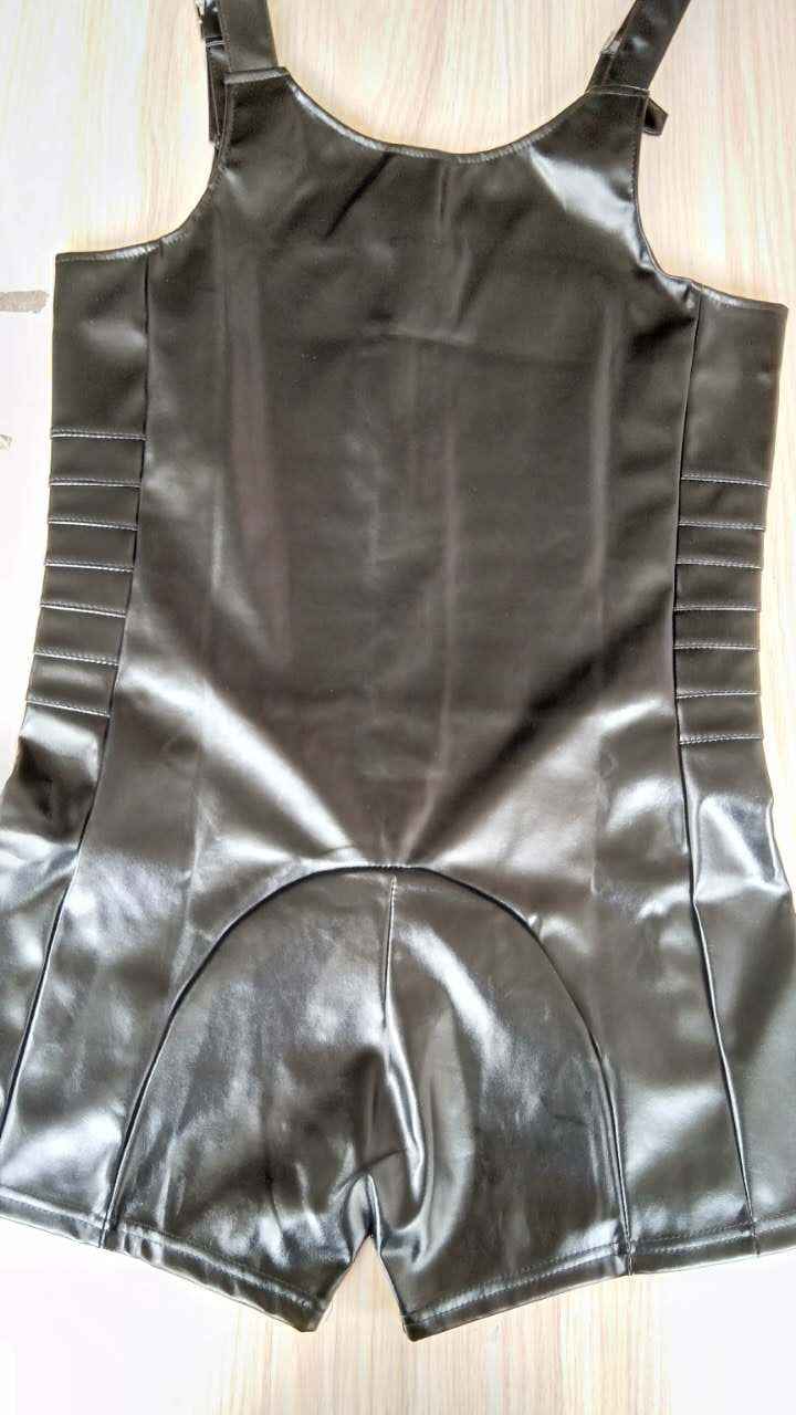Faux Leather Bodysuit