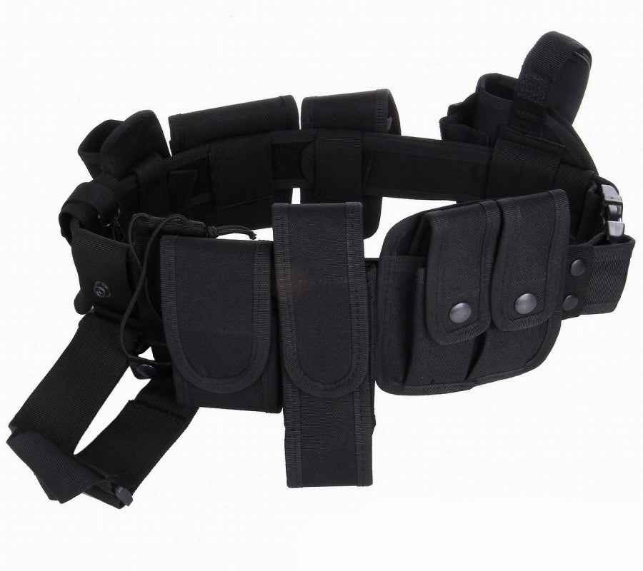 Tactical belt: ten piece set