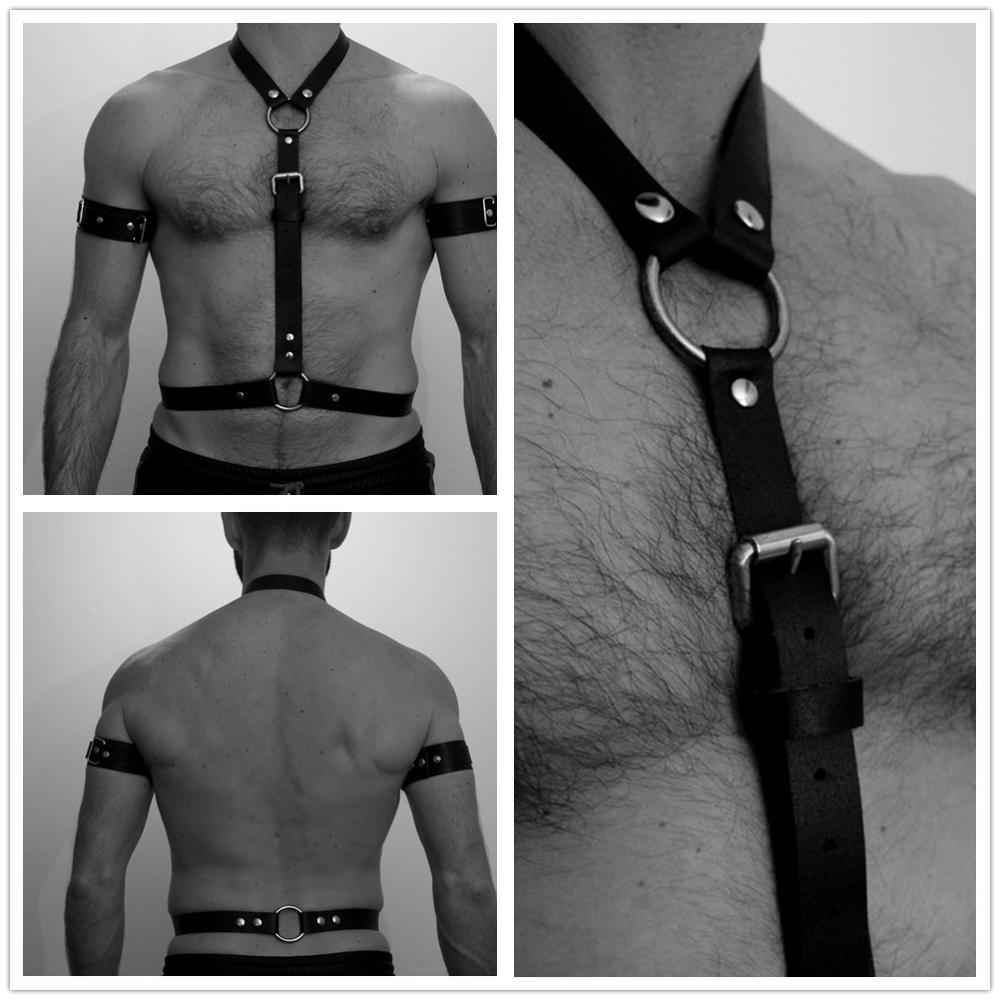Black Leather Harness Range