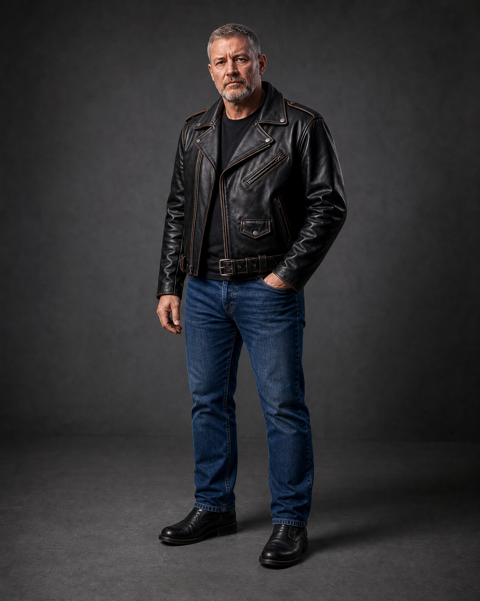 Classic Marlo Leather Jacket - DOMINUS Leather