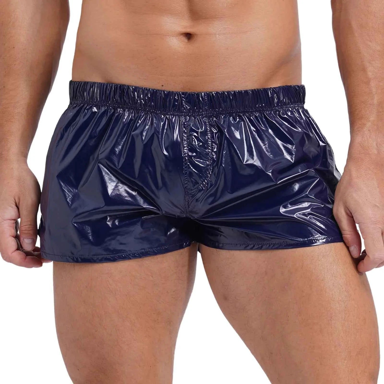 Mens Glossy Shorts