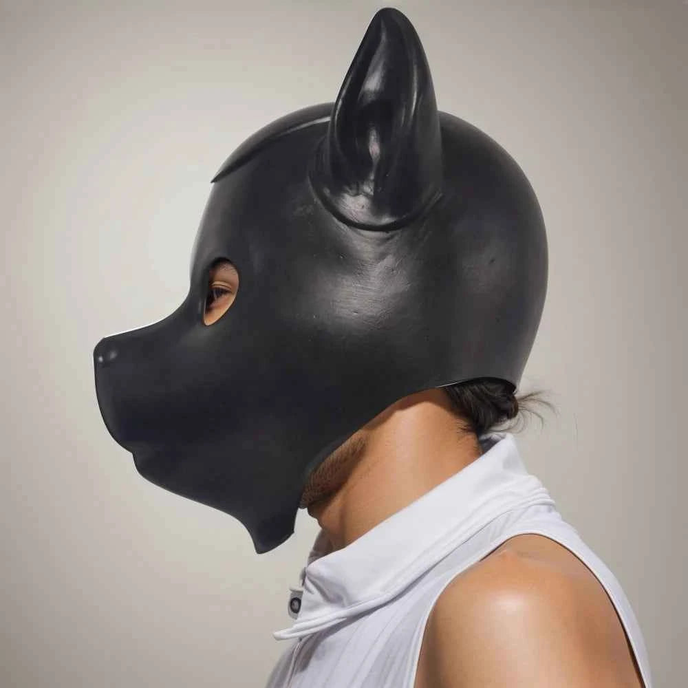 Rubber Dog Mask