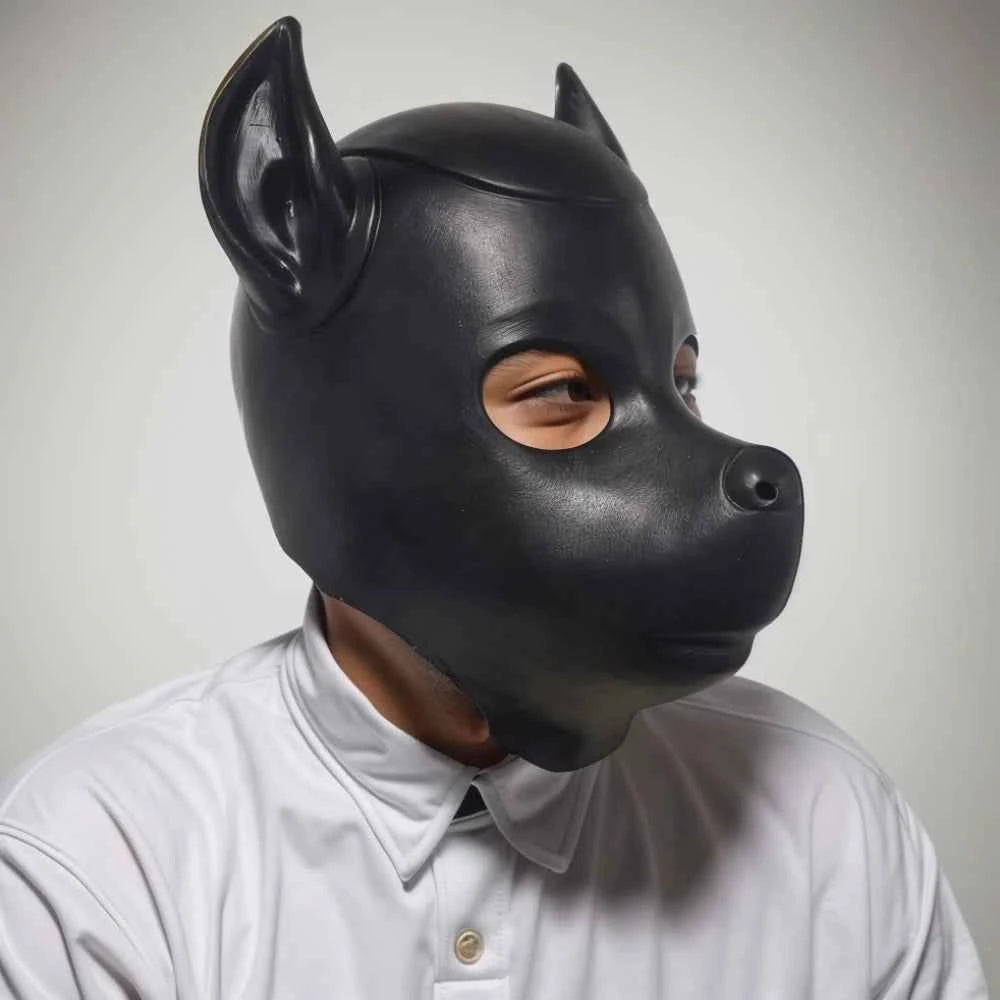 Rubber Dog Mask