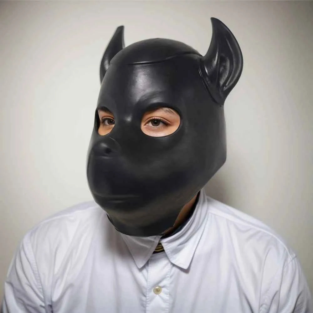 Rubber Dog Mask