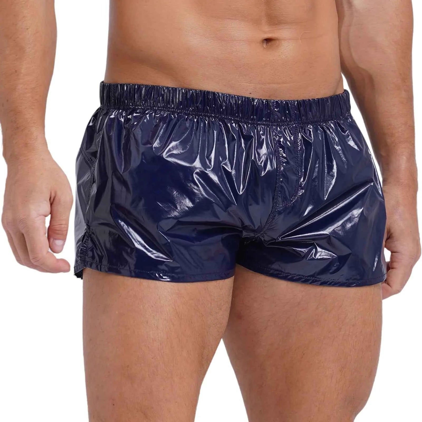 Mens Glossy Shorts