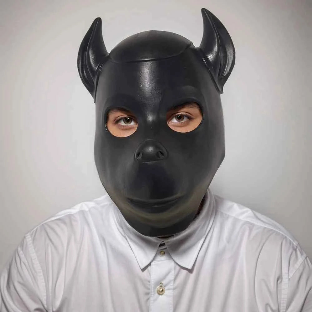 Rubber Dog Mask