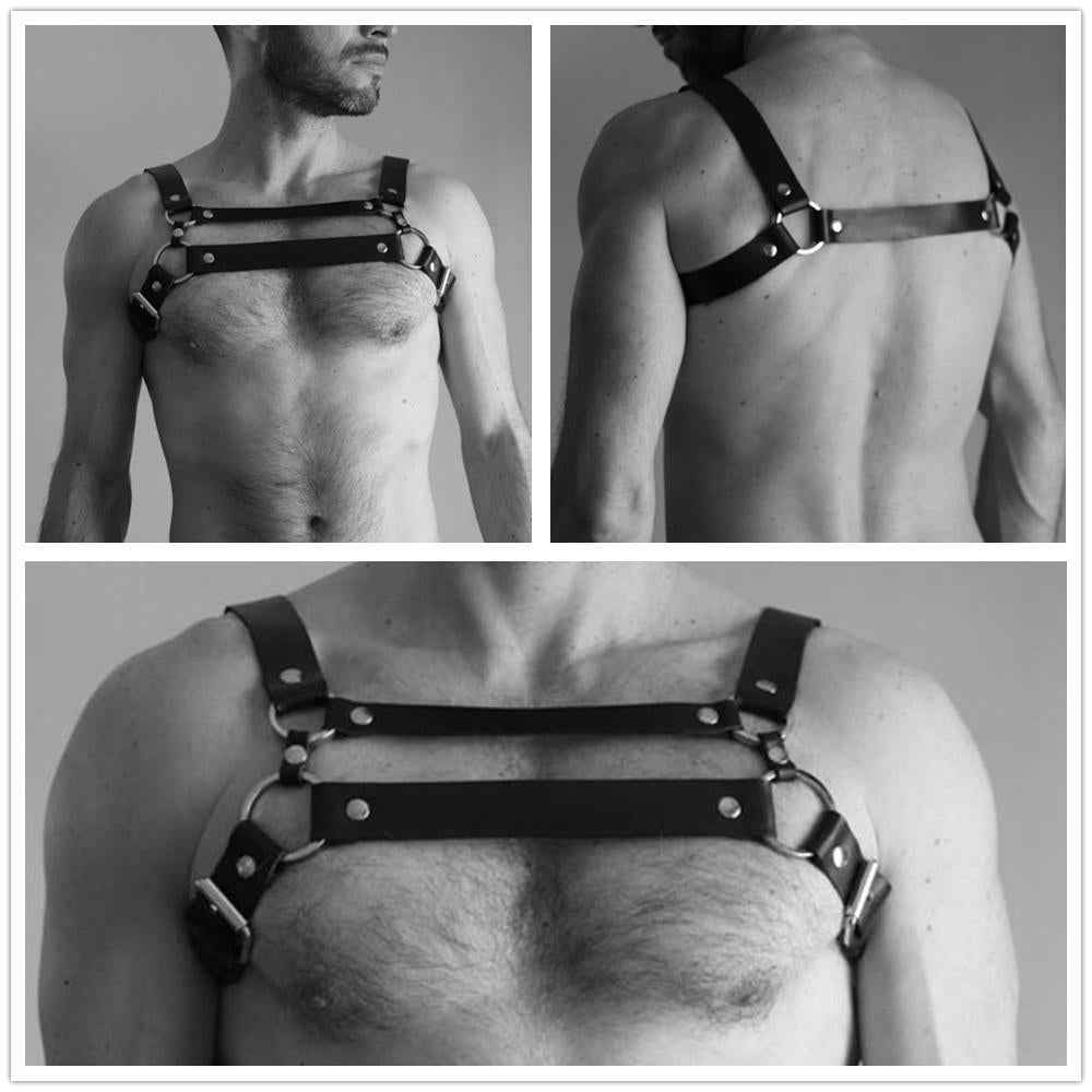 Black Leather Harness Range