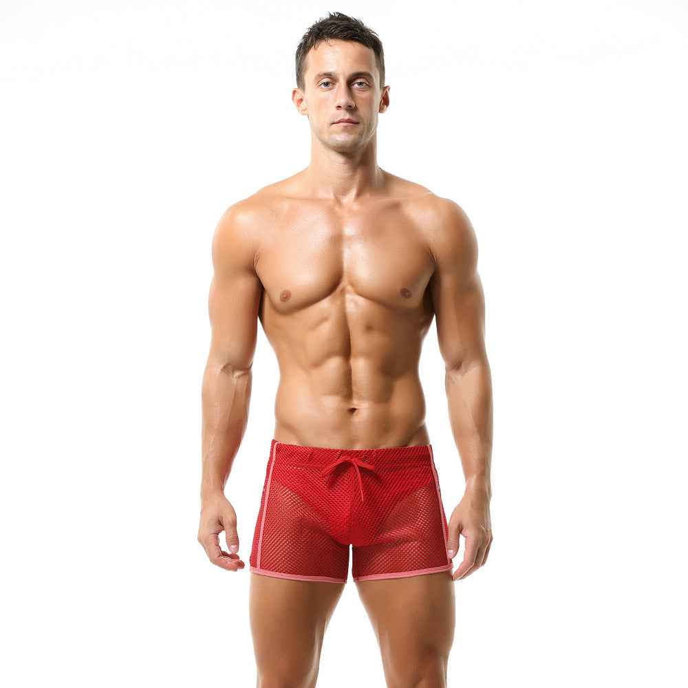 Sheer Mesh Gym Shorts